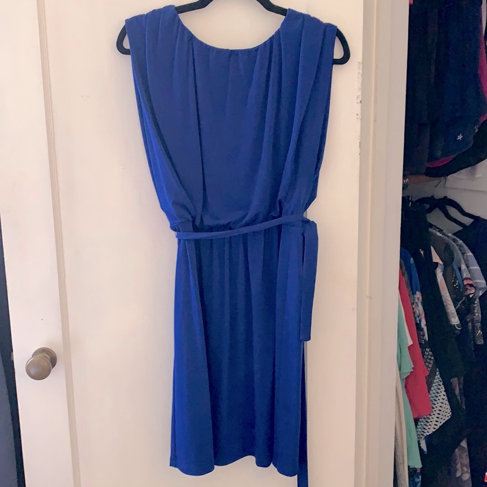 Royal blue dress
